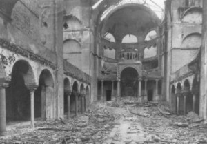Berlin Synogogue after Kristallnacht